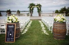 Chalk board with chalk