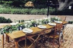 Wooden chairs