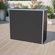 Black Portable bar
