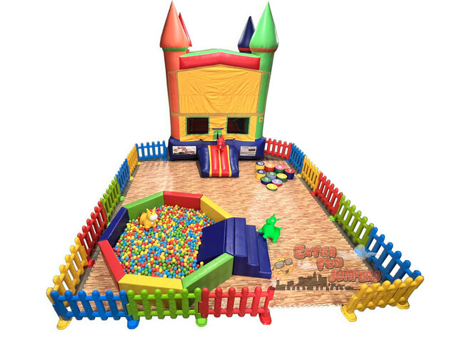 Multi Color Castle Soft Play Set