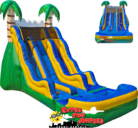 17ft Tropical Dual Lane Waterslide 518