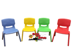Colorful kid chairs