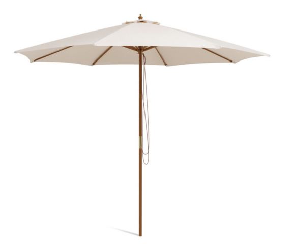 9ft Market Umbrella Natural Canvas Rentals 9ft Market Umbrella Natural Canvas Rentals