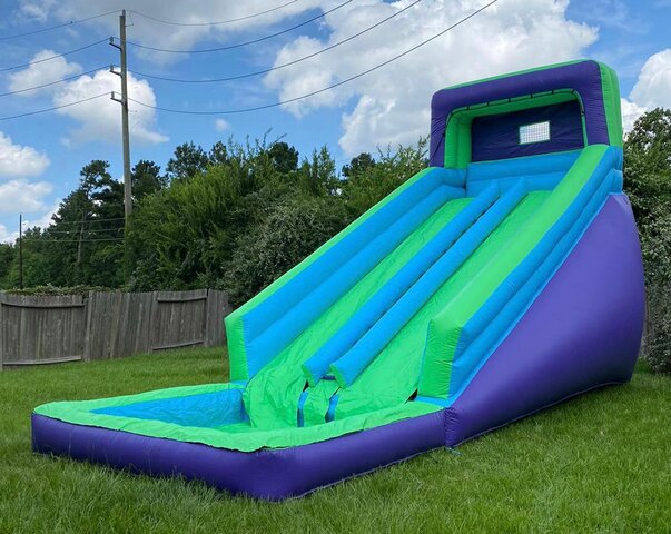 Purple Velocity Water Slide Dual lane 31 Purple Velocity Water Slide Dual lane 31