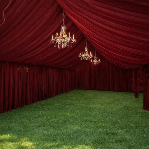 20x60 Tent Draping: 100 Guests 20x60 Tent Draping: 100 Guests
