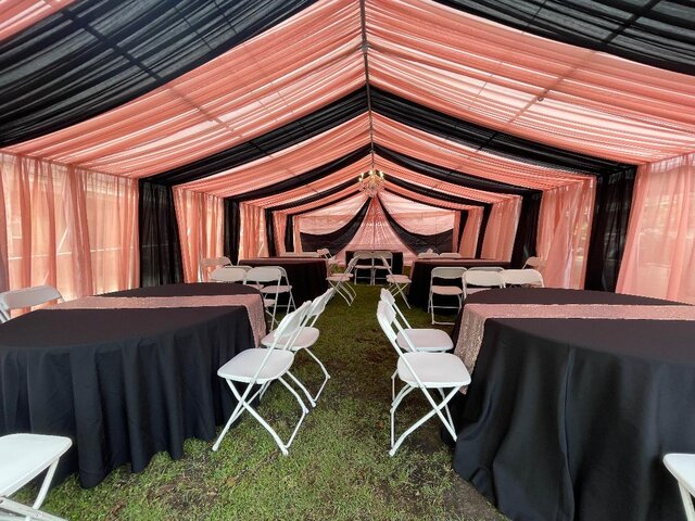 30x60 Tent Draping 30x60 Tent Draping