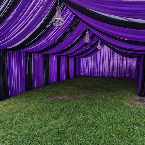 30x30 Tent Draping: 80 Guests 30x30 Tent Draping: 80 Guests
