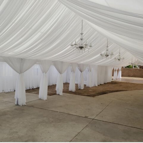 20x30 Tent Draping 48 Guest 20x30 Tent Draping 48 Guest