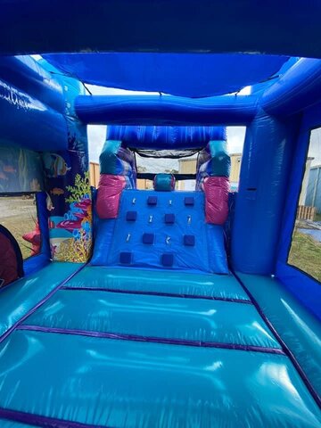 Mermaid Bounce House Combo, Water Slide, Shorewood, IL 