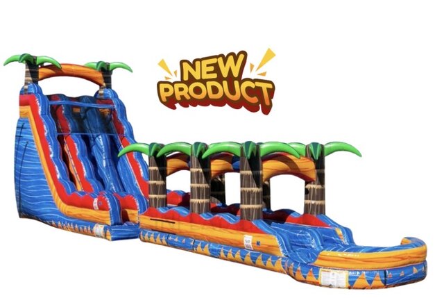 Extreme Dual Trooical Water Slide Extreme Dual Trooical Water Slide