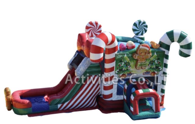 Candy Cane Bounce House Combo Candy Cane Bounce House Combo