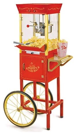 Popcorn Machine with Cart 