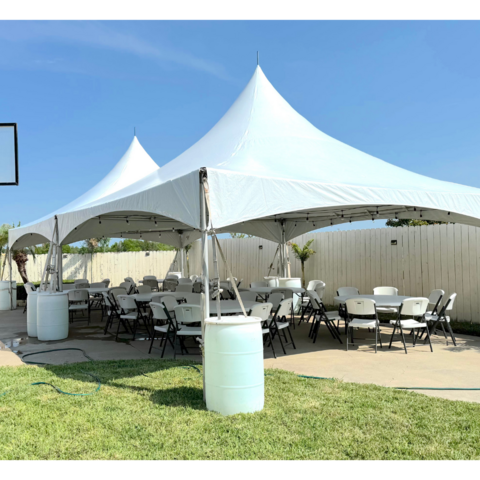 20x20 Canopy Round Table Package (Seats 40) 20x20 Canopy Round Table Package (Seats 40)