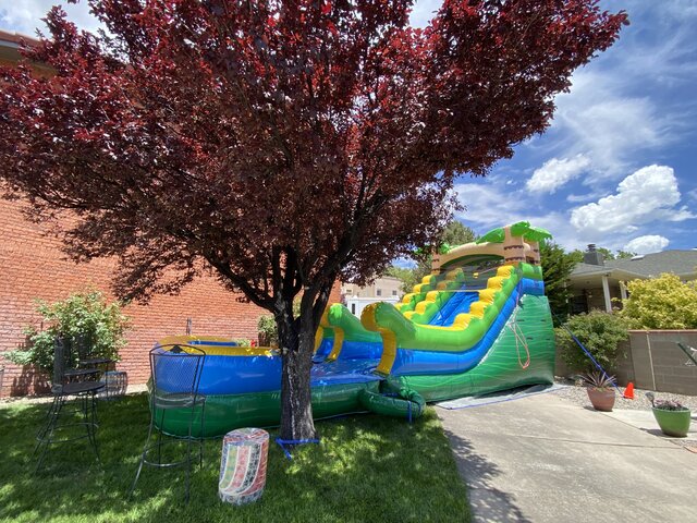 14' FT Tropical Water Slide 14' FT Tropical Water Slide