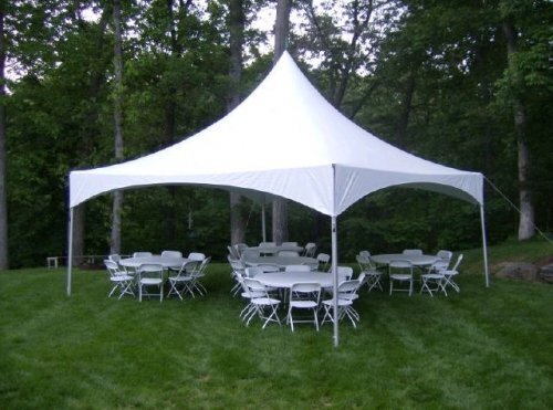 20x20 high peak marquee tent for rent