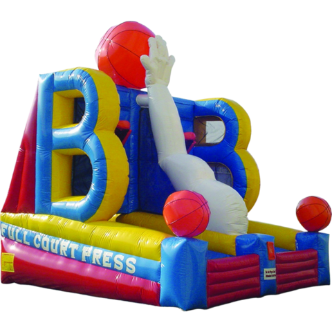 inflatable basket ball game
