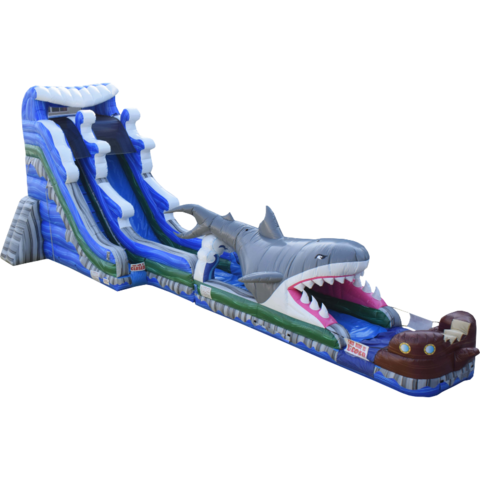 22ft Shark Water Slide + Slip n Slide (#308) 22ft Shark Water Slide + Slip n Slide (#308)