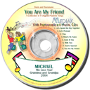 You are my Friend Personalized CD You are my Friend Personalized CD