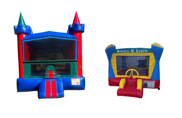 Colorful Bounce House and Toddler Bounce House Colorful Bounce House and Toddler Bounce House