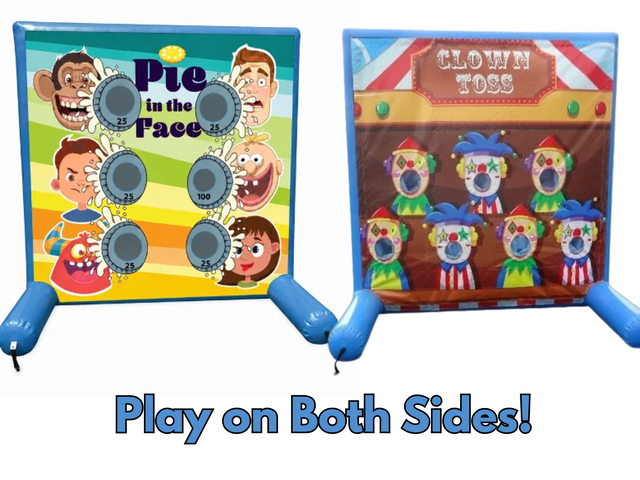 Pie in the Face and Clown Toss Carnival Game Pie in the Face and Clown Toss Carnival Game