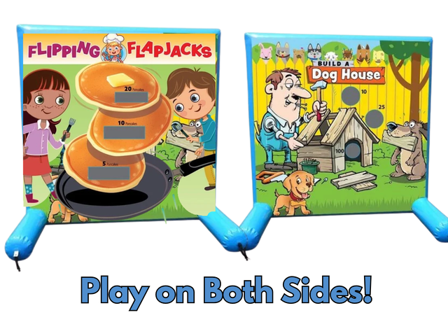 Flipping Flapjacks and Build a Dog House Carnival Toss Game Flipping Flapjacks and Build a Dog House Carnival Toss Game