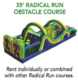 35' Radical Run Obstacle Course 35' Radical Run Obstacle Course