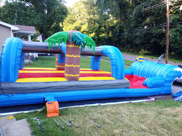 Shark Attack Slip-n-Slide with Pool Shark Attack Slip-n-Slide with Pool