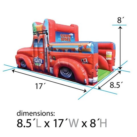 Tailgate Truck Cornhole and Cup Toss Tailgate Truck Cornhole and Cup Toss