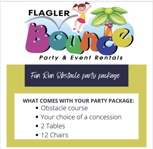 Fun run obstacle course party package 