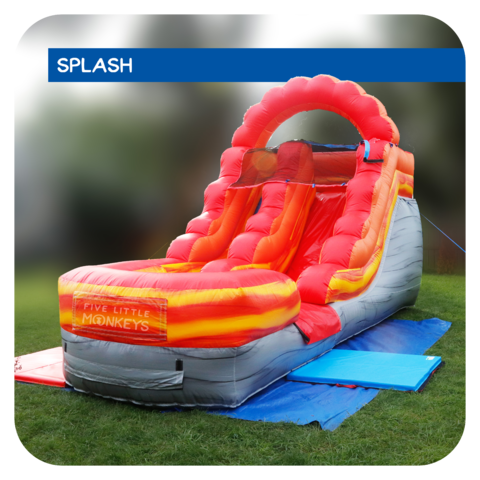 Lava Splash 13'H Inflatable Water Slide Rental
