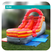 Fire-Breathing Dragon 13'H Inflatable Slide (Dry)