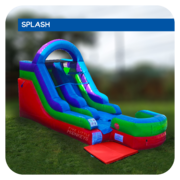 Galactic Splash 13'H Inflatable Water Slide