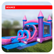 Junior Princess Bounce House & Slide Combo
