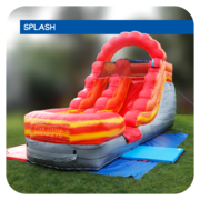 Lava Splash 13'H Inflatable Water Slide