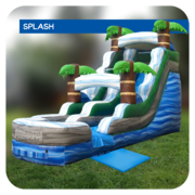 Palm Beach 16'H Inflatable Water Slide