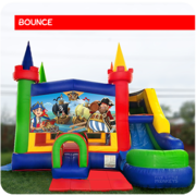 Petey the Pirate Bounce House & Slide Combo
