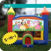 Princess 5-in-1 Slide & Bounce House Combo
