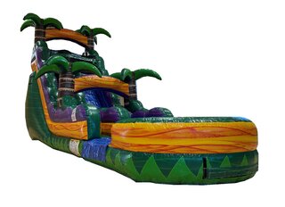 18' Festival Water Slide (Can be used dry)