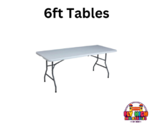 Picture of 6 Foot Folding Table