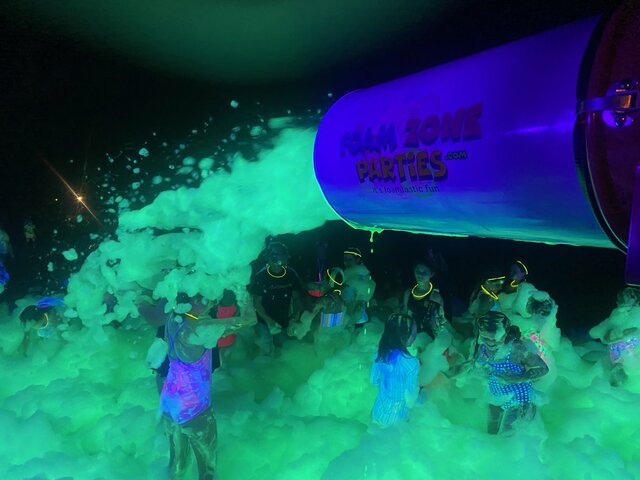 Glow Foam Cannon Party (staffed event) Glow Foam Cannon Party (staffed event)