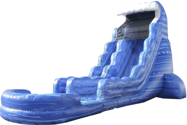 24 ft Big Blue Water Slide - WS-24-100