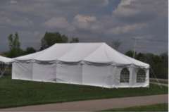 20' x 40' Tent with Sidewalls