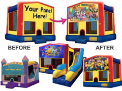 Module Bounce Houses, Combos, & Slides- 50+ themes Module Bounce Houses, Combos, & Slides- 50+ themes