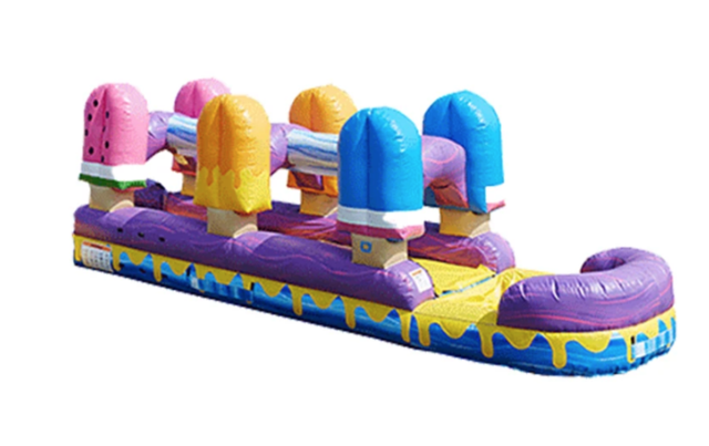 Popsicle Single Lane Slip and Slide 2 w/ Pool Popsicle Single Lane Slip and Slide 2 w/ Pool