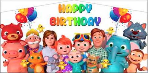 Theme Banner- Coco Baby and Friends *size Medium) Theme Banner- Coco Baby and Friends *size Medium)