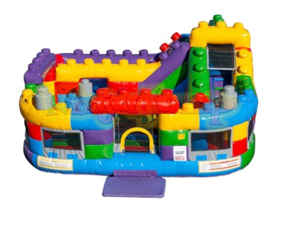 Building Blocks Play Land 4-in-1 Combo with Wet/Dry Slide Building Blocks Play Land 4-in-1 Combo with Wet/Dry Slide