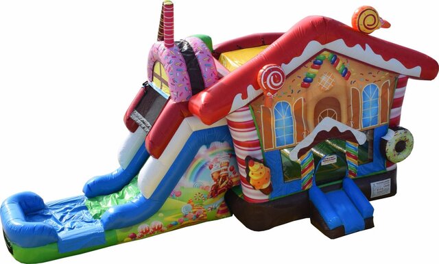 Candy Shack Combo Wet/Dry Slide Candy Shack Combo Wet/Dry Slide