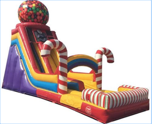 Candy Shop 24ft Water Slide w/ Pool Candy Shop 24ft Water Slide w/ Pool