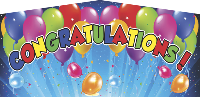 Theme Banner- Congratulations *Large (BANNER ONLY) Theme Banner- Congratulations *Large (BANNER ONLY)
