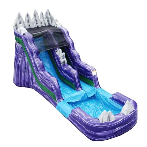 Dark Night 15ft Water Slide w/ Pool Dark Night 15ft Water Slide w/ Pool